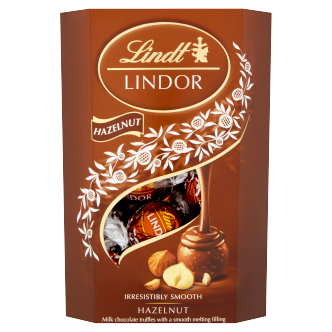 8 X Lindt Lindor Hazelnut Truffles Box Cornet 200GM