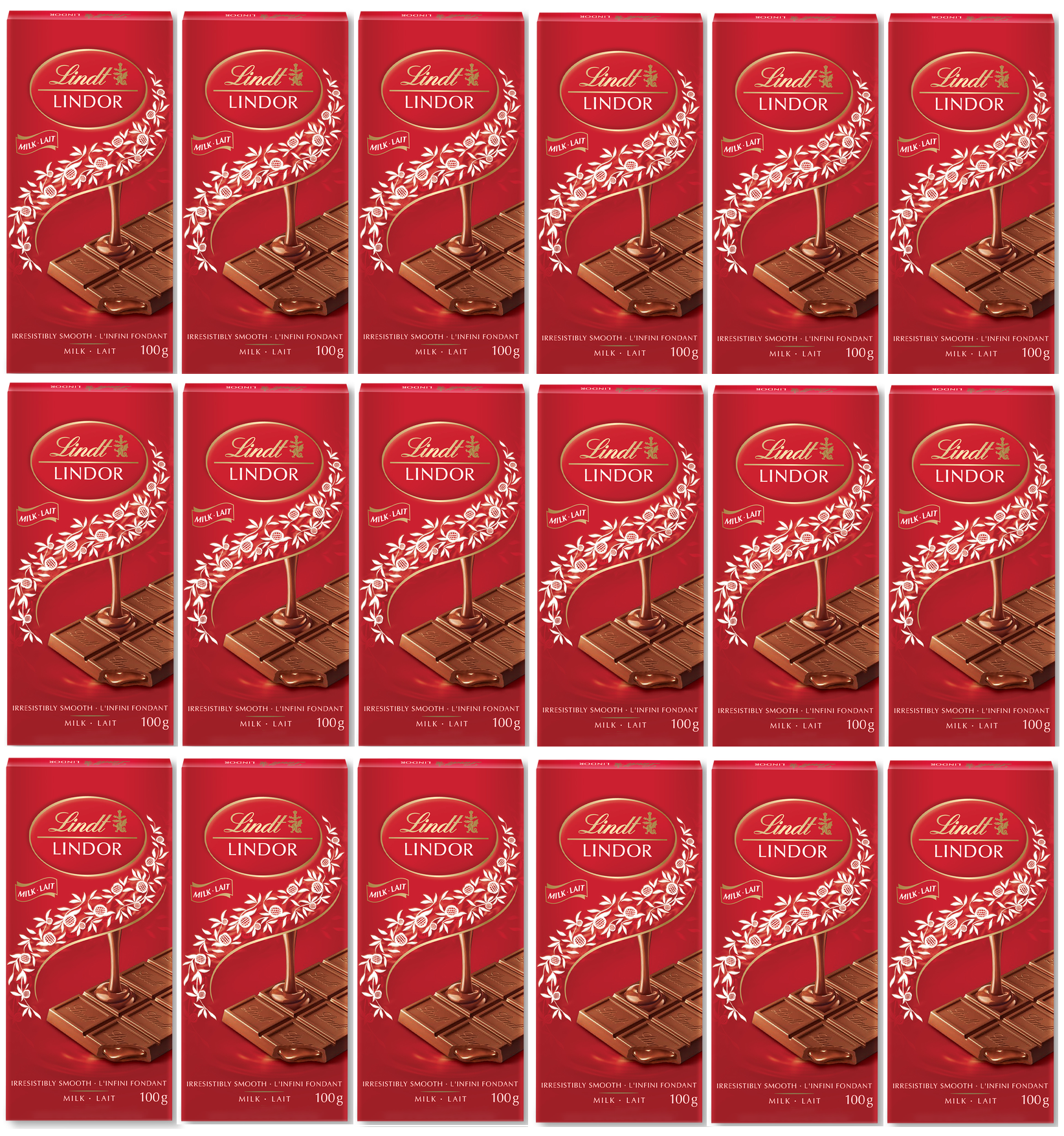 18 x Lindor Tablet Milk - 100GM