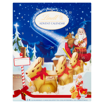 10 X Lindt Advent Calendar Milk 160GM