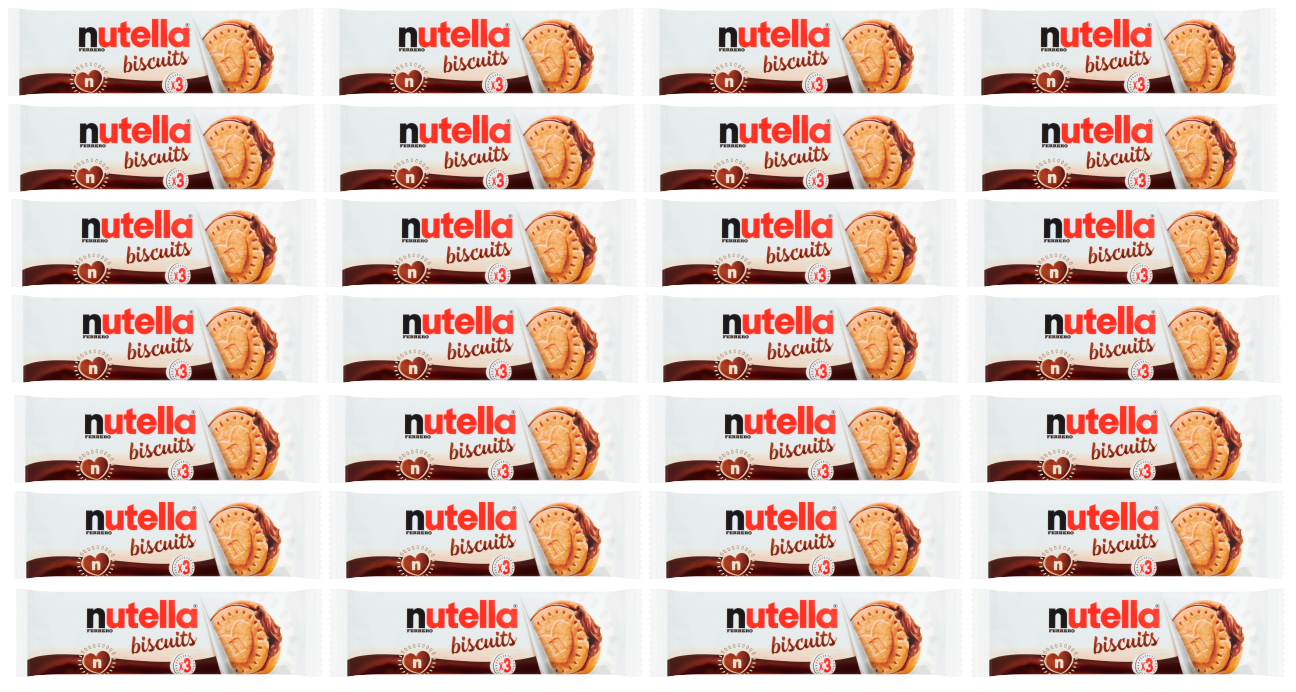 28 X Nutella Biscuits 41.4G