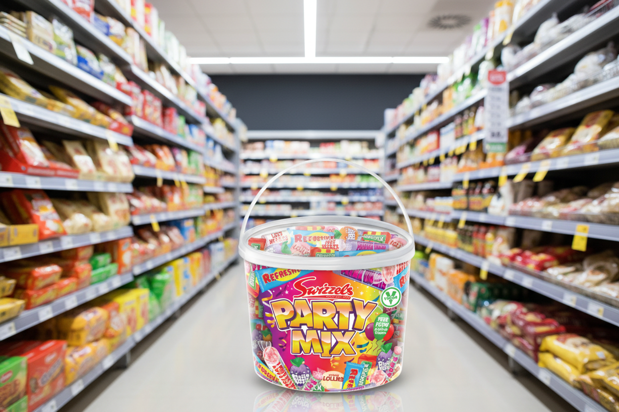 6 x Swizzels Party Mix Tub - 785GM