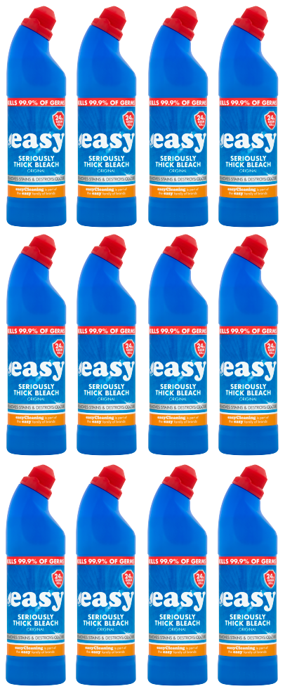 12 X Easy Bleach Original 750ML