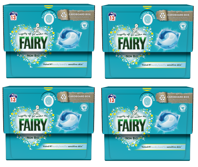 4 x Fairy Non Bio Pods - 13 Pack