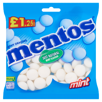 12 X Mentos Mint Bag 135G