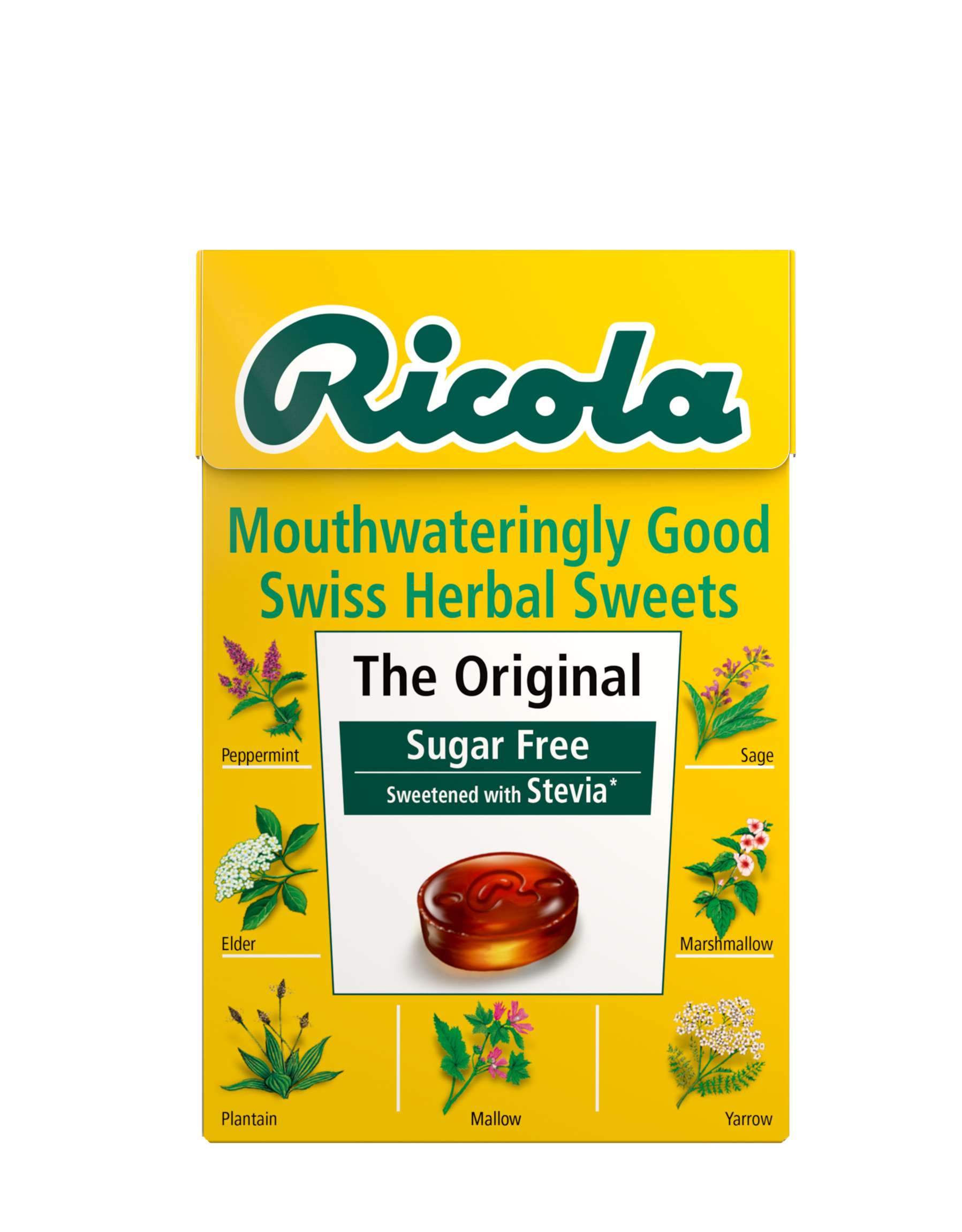 20 x Ricola Herb Sugar Free Box with STEVIA - 45g