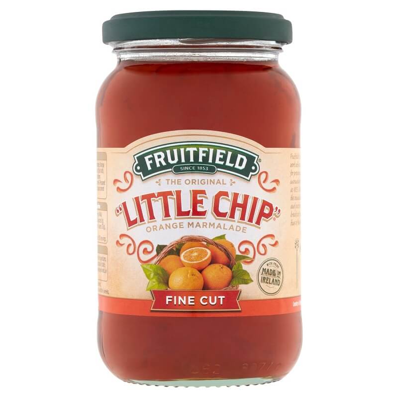 12 x Fruitfield Little Chip Fine Cut Orange Marmalade 454G