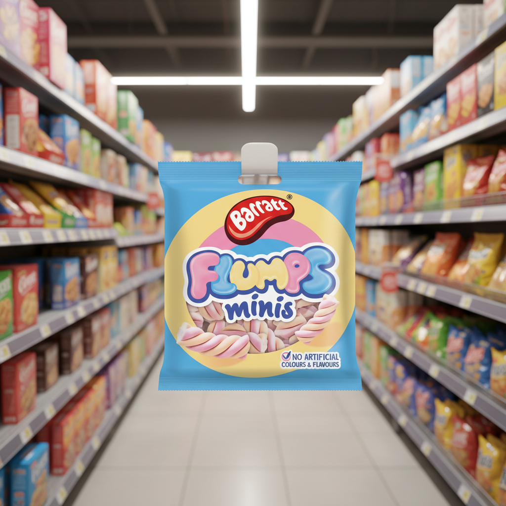 12 X Barratts Mini Flump - 65Gm