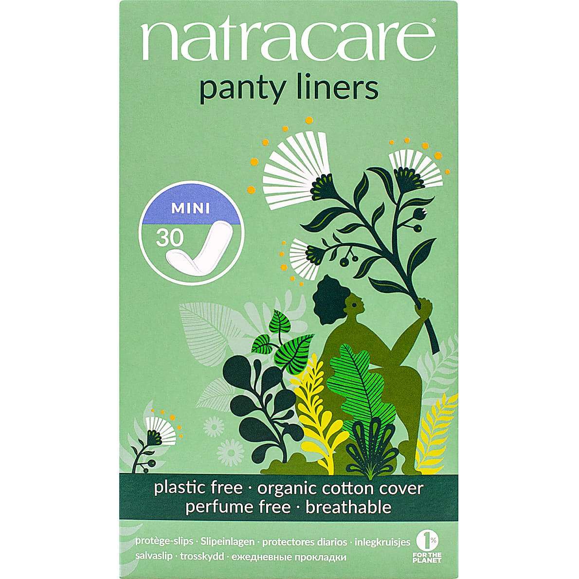 Natracare Panty Liners - Mini - 30pc