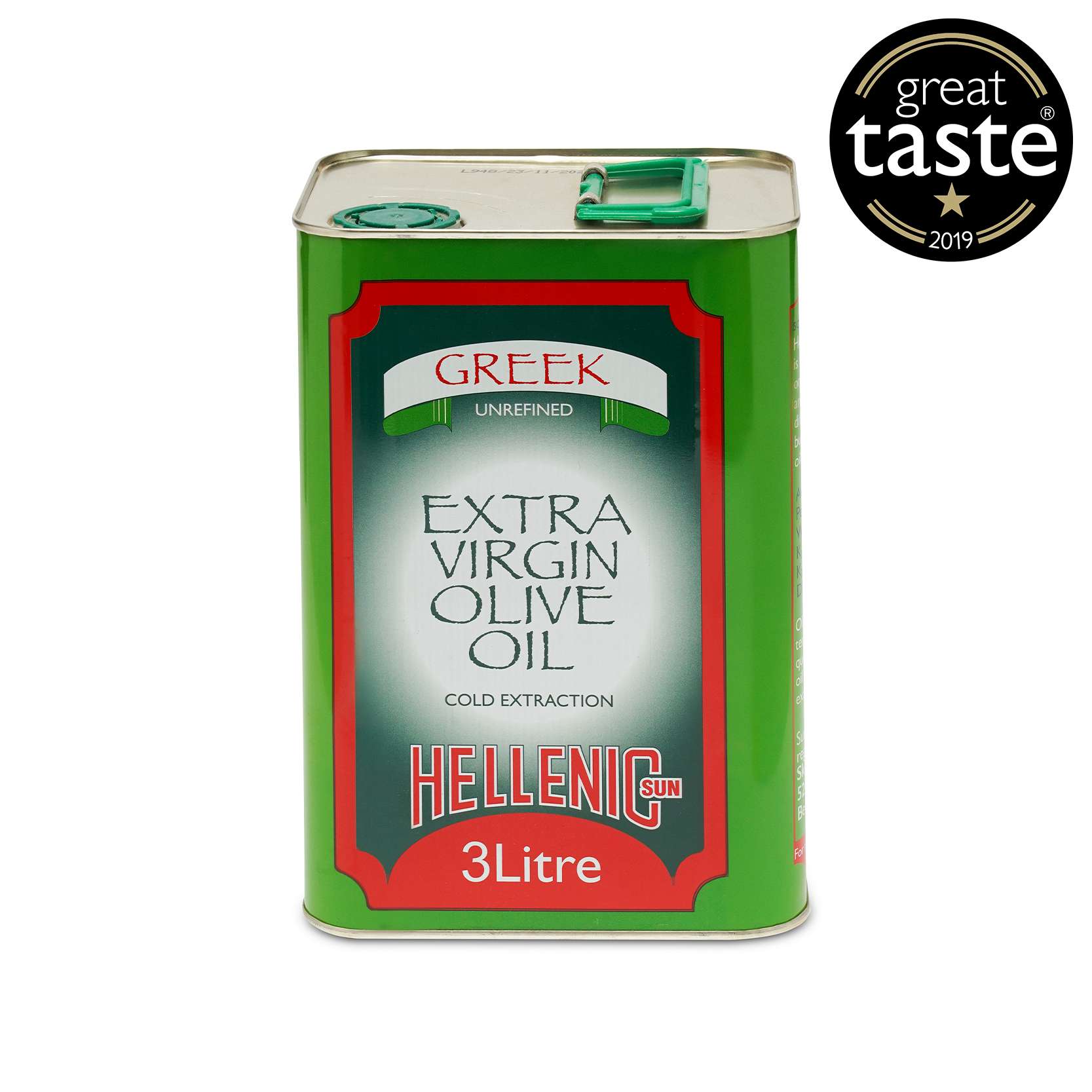 Hellenic Sun Extra Virgin Olive Oil - 3ltr