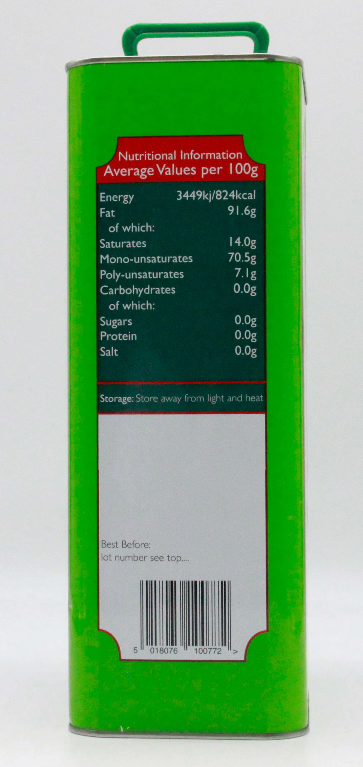 Hellenic Sun Extra Virgin Olive Oil - 5ltr