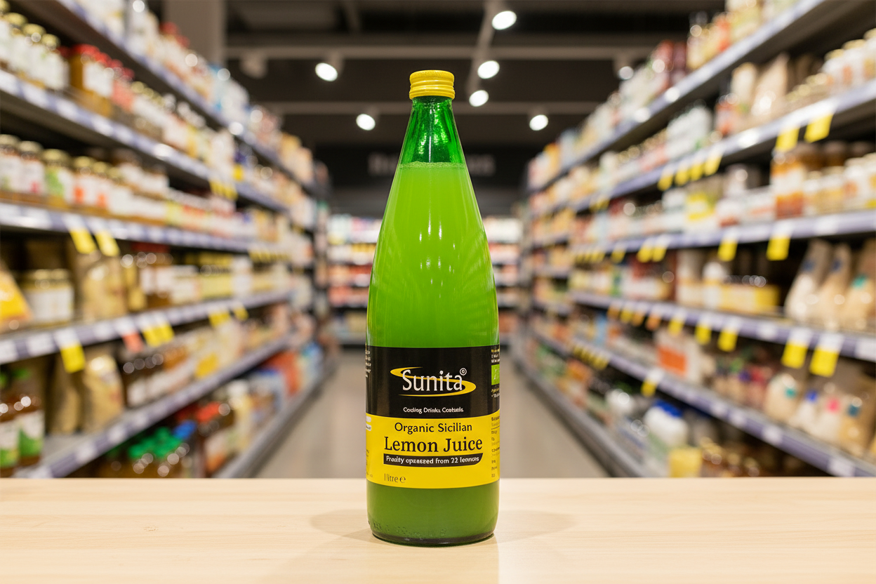 Sunita Organic Lemon Juice - 1ltr