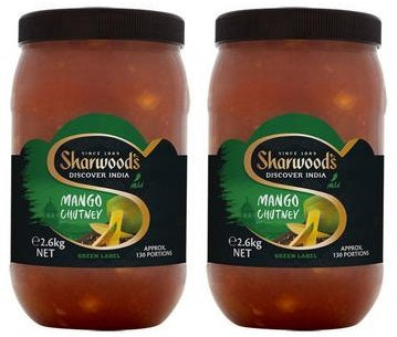 2 x Sharwood's Mango Chutney 2.6Kg