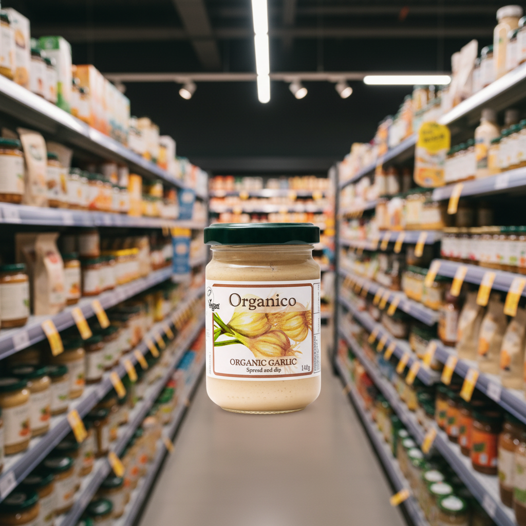 Organico Org  garlic spread & dip - 140g