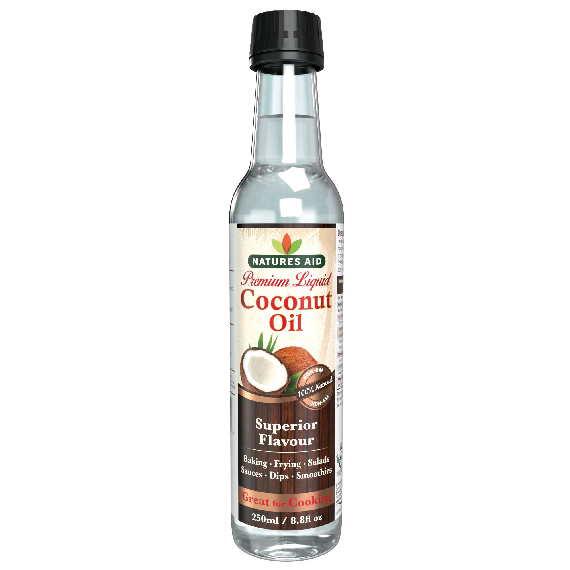 Natures Aid Coconut Oil Liquid - 250ml