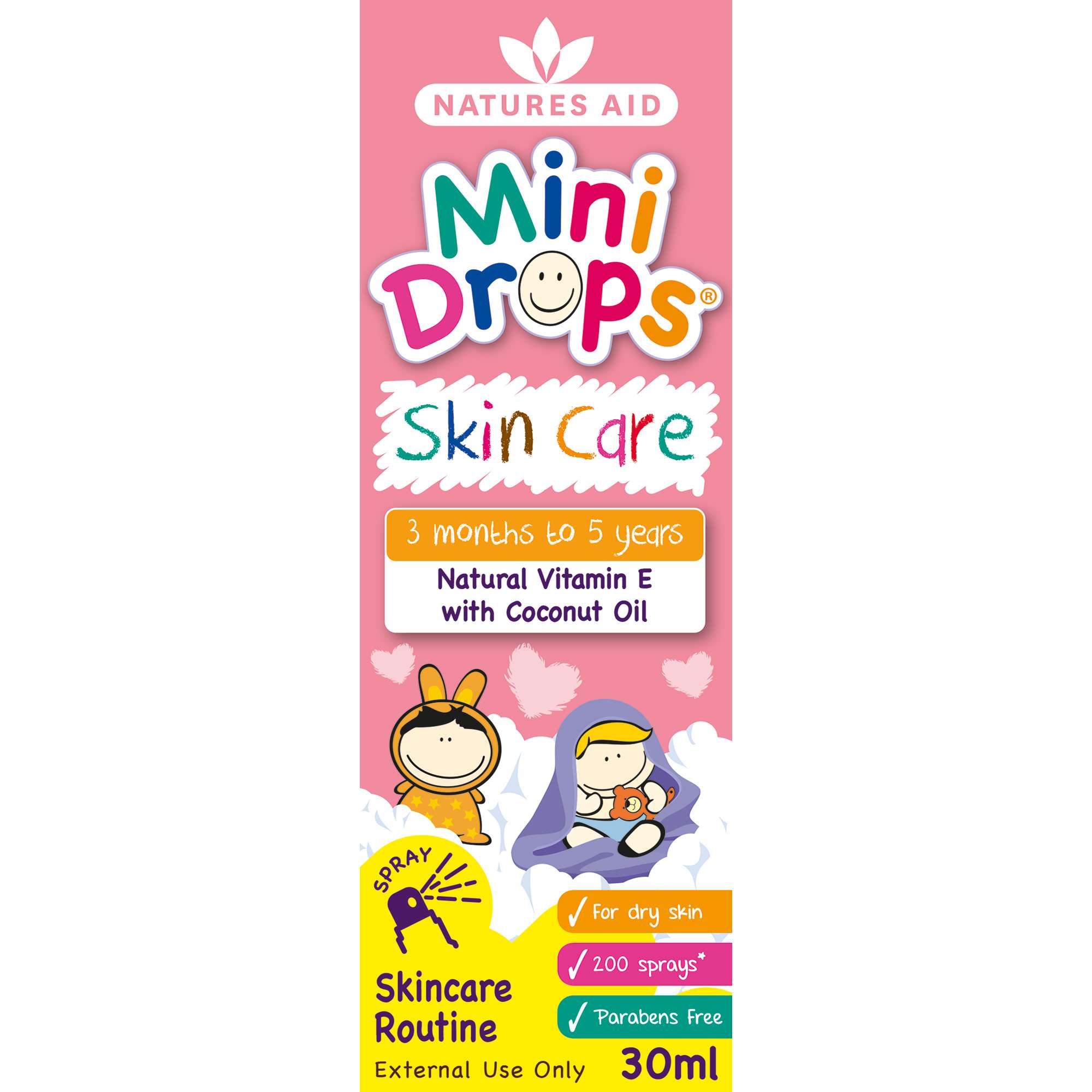 Natures Aid Mini Drops Skin Care - 30ml