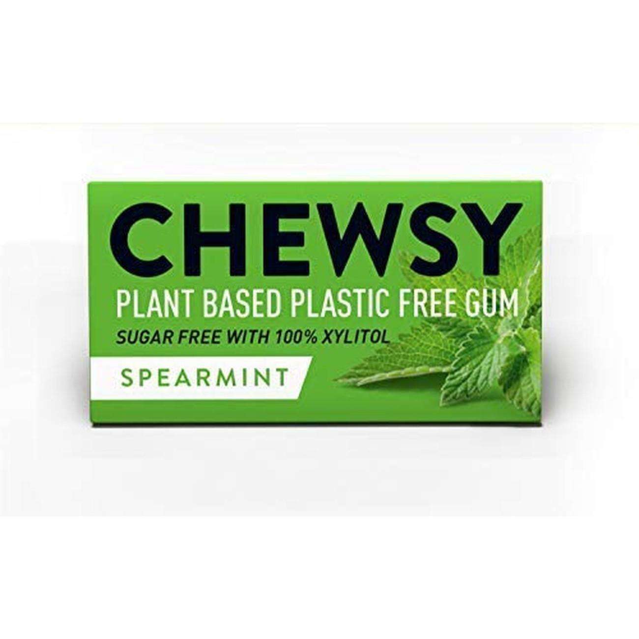 12 x Chewsy Spearmint Plastic Free Gum - 15g