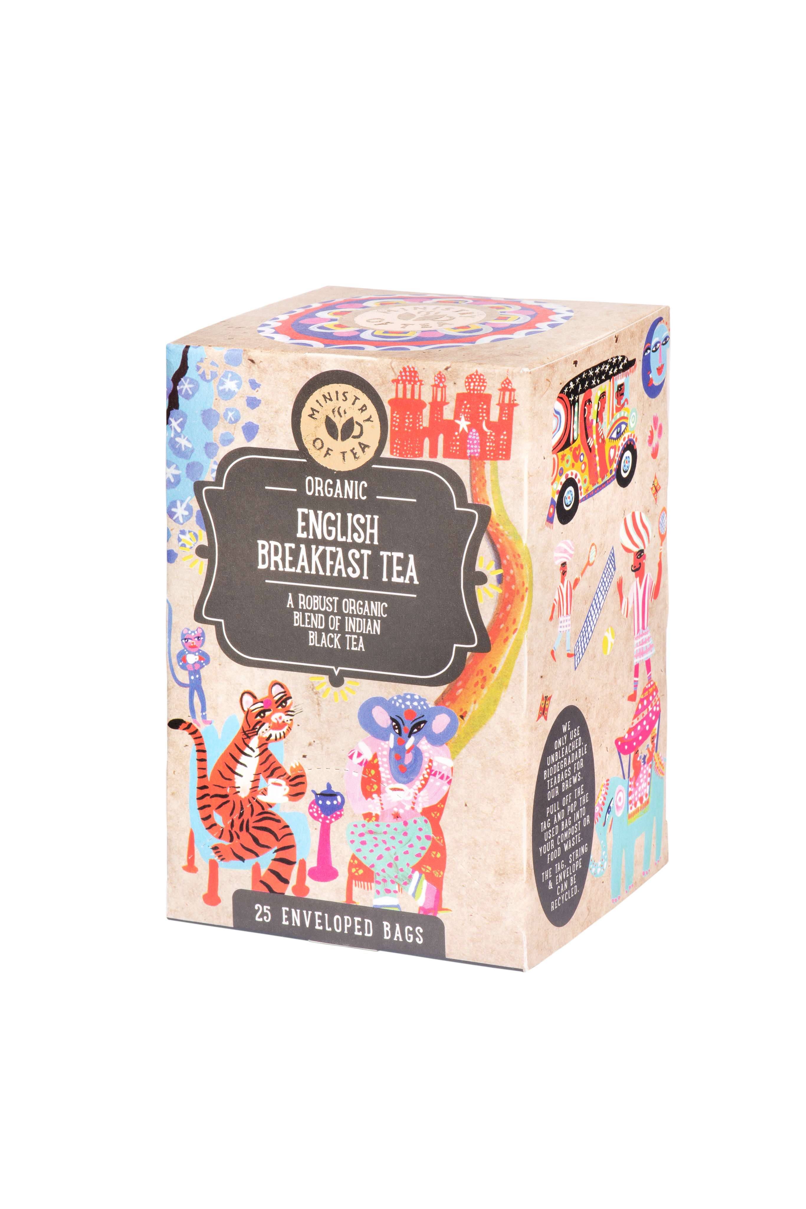 Ministry of Tea Organic English Breakfast Tea  - 25bags