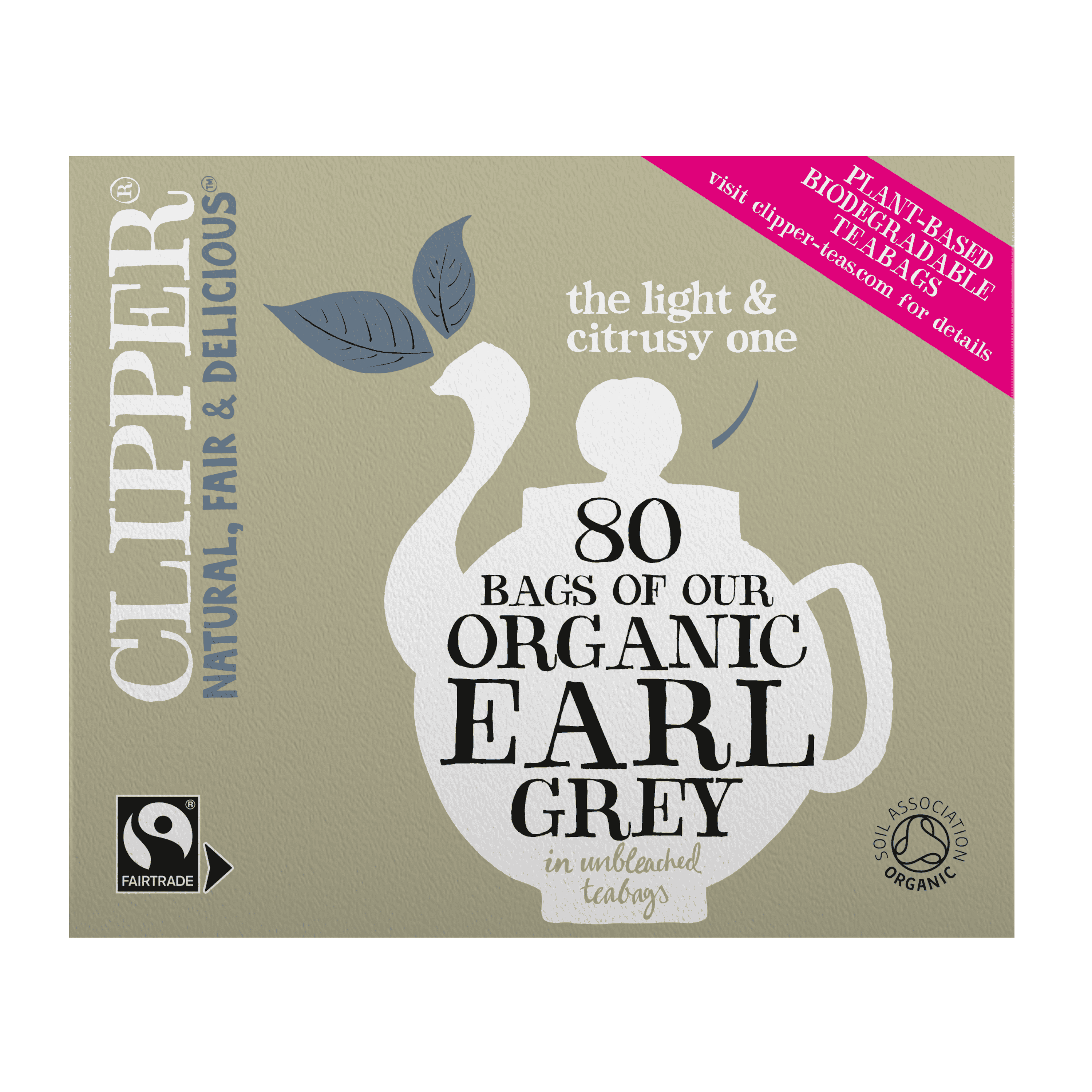 Clipper Fairtrade Organic Earl Grey Tea Bags - 200g