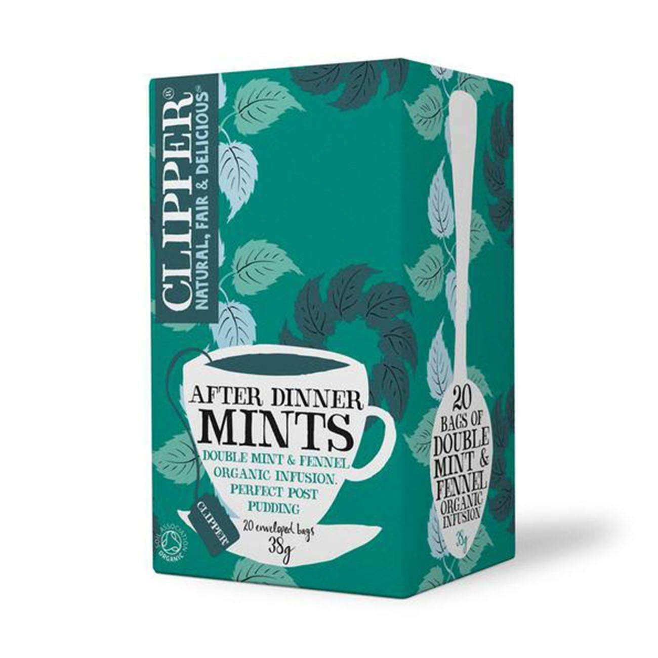 Clipper Organic After Dinner Mints 20 Envelopes - 38g