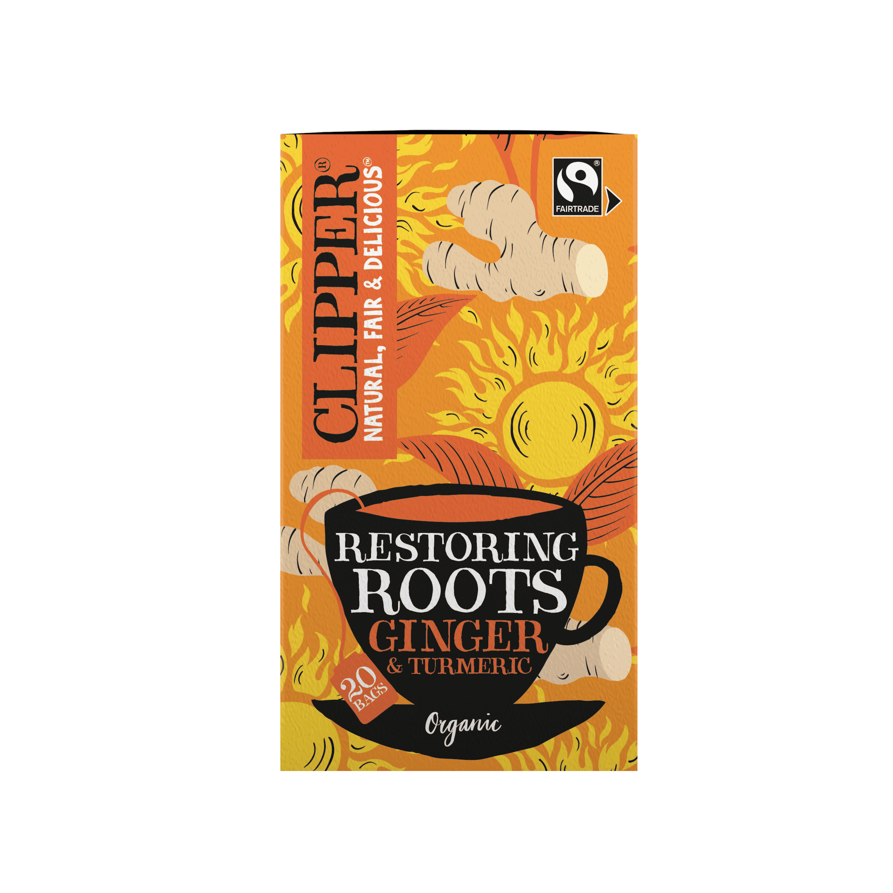 Clipper Organic Restoring Roots 20 Envelopes - 36g