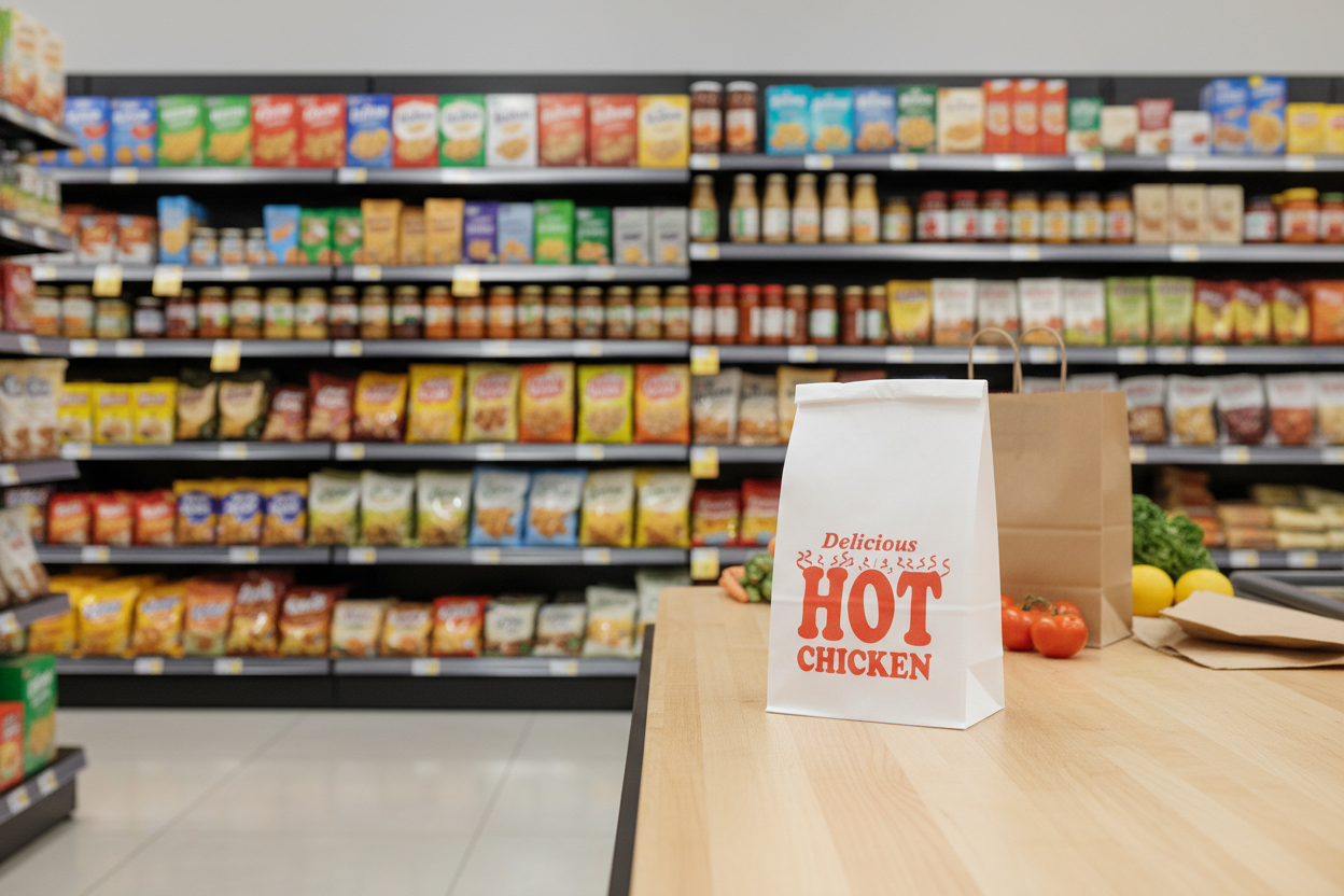 500 x Plain Foil Bag White - 7X9X12