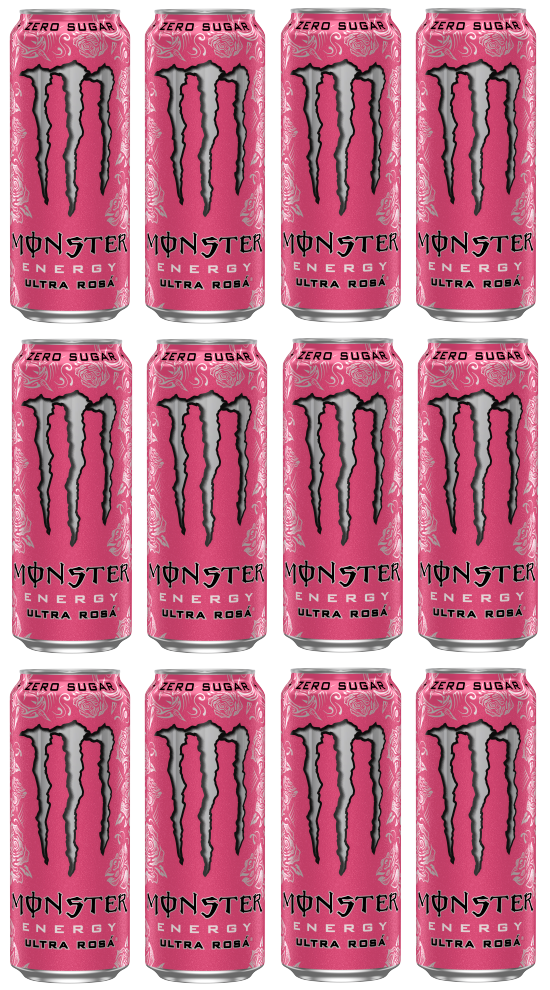 12 x Monster Energy Ultra Rosa - 500Ml