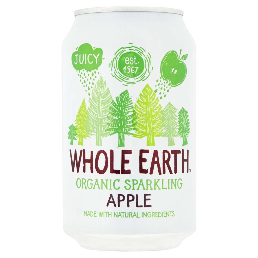 24 x Whole Earth Sparkling Apple - 330ml