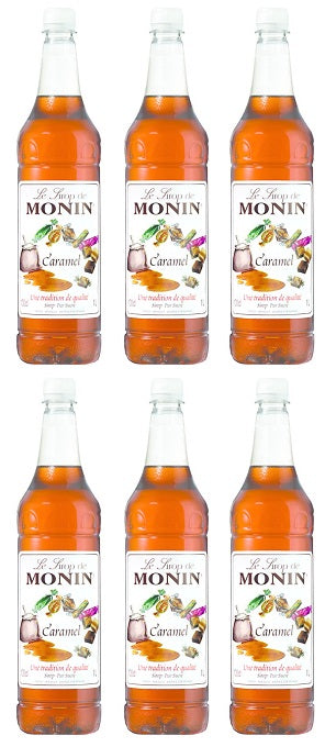 6 x Monin Caramel 100Cl