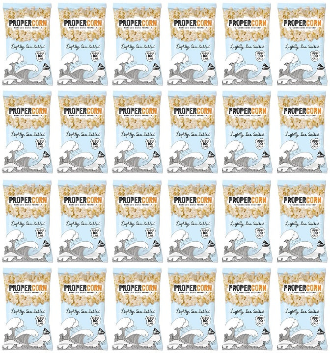 24 x Propercorn Sea Salted Popcorn 20G