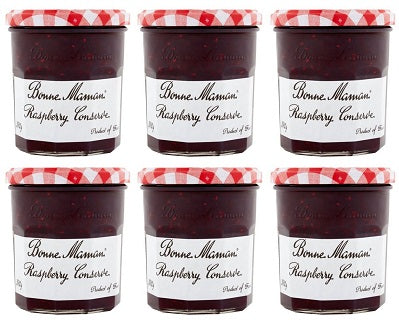 6 x Bonne Maman Raspberry Conserve 370G