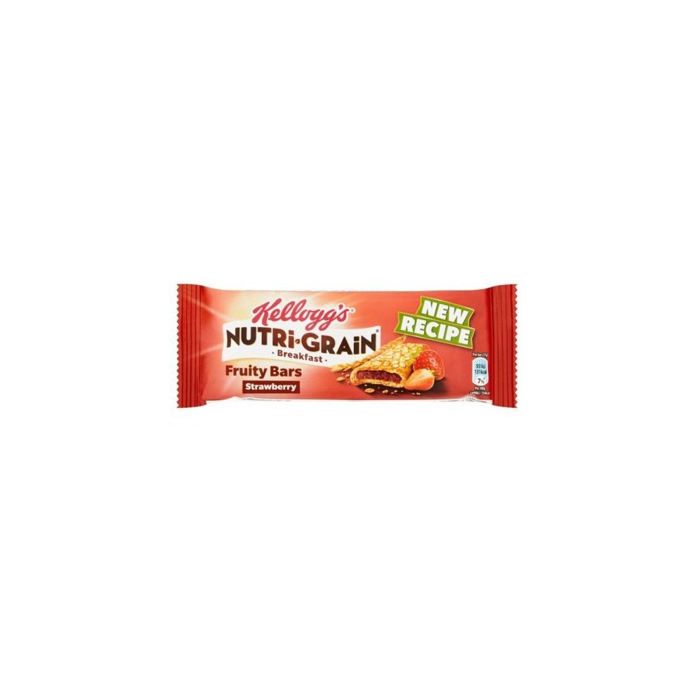 25 x Kellogg's Nutri-Grain Strawberry 37G