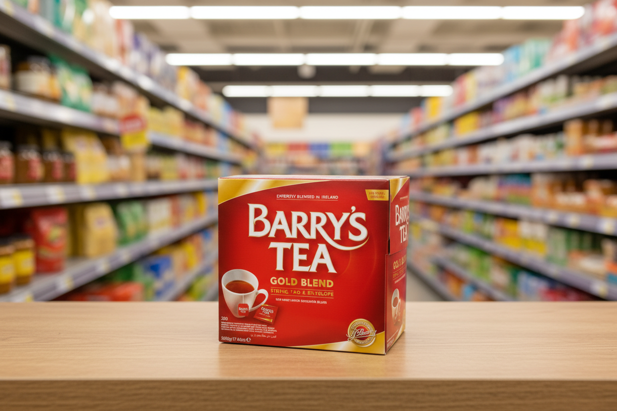 Barry's Tea Gold Blend String Tag & Envelope 200 Tea Bags 500G