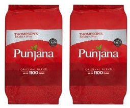 2 x Thompson's Punjana - 1100 Tea Bags (2.5Kg)