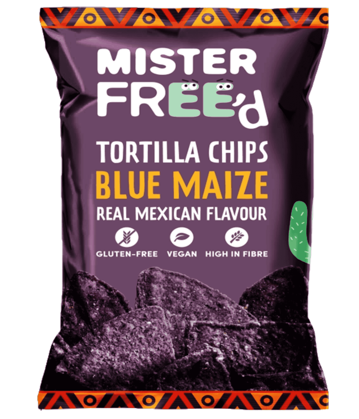 12 x Mister Free'd Tortilla Chips with Blue Maize - 135g