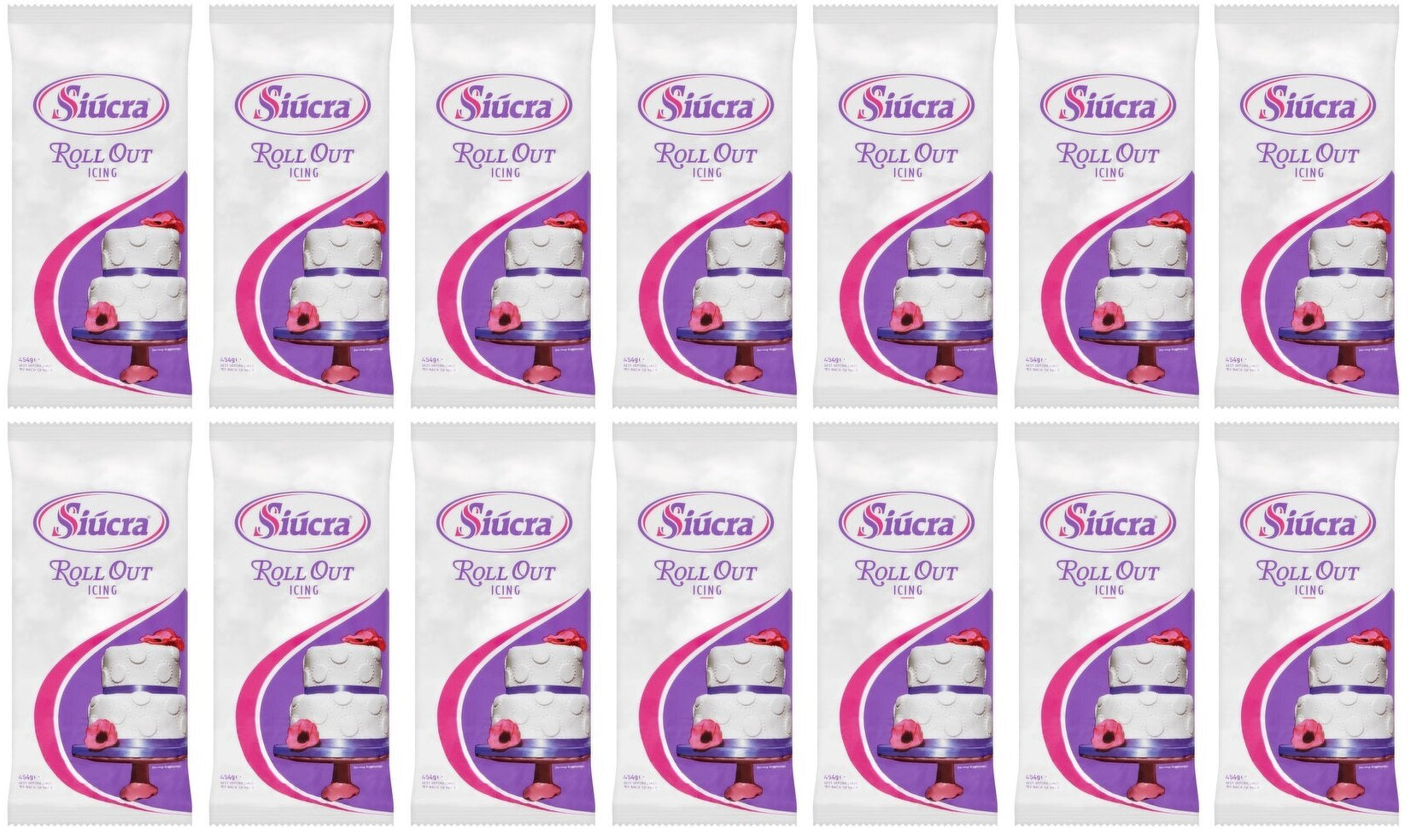 14 x Siúcra Roll Out Icing 454G