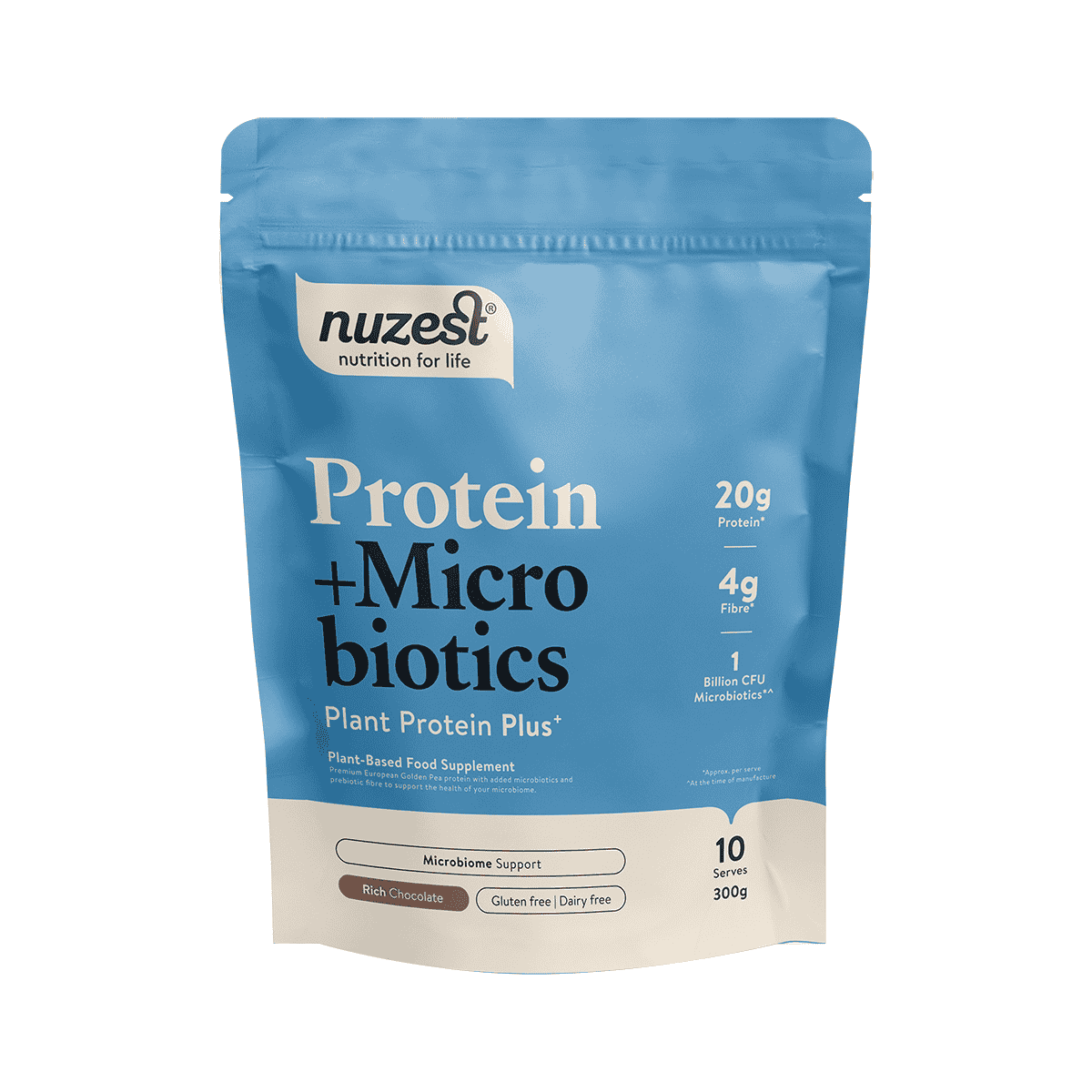 Nuzest Protein Plus Probiotics Rich Chocolate - 300g