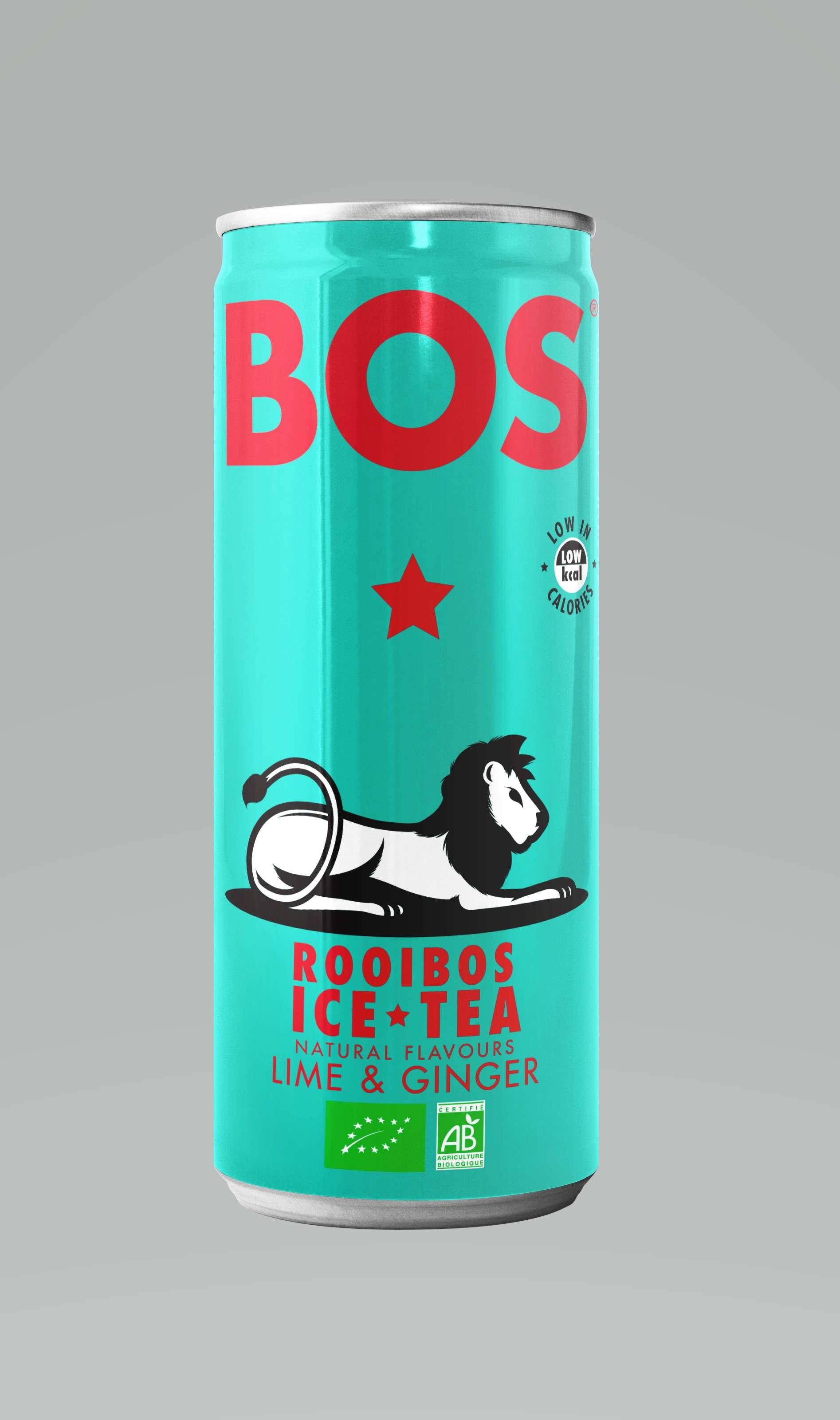 12 x BOS IceTea Lime&Ging - 250ml