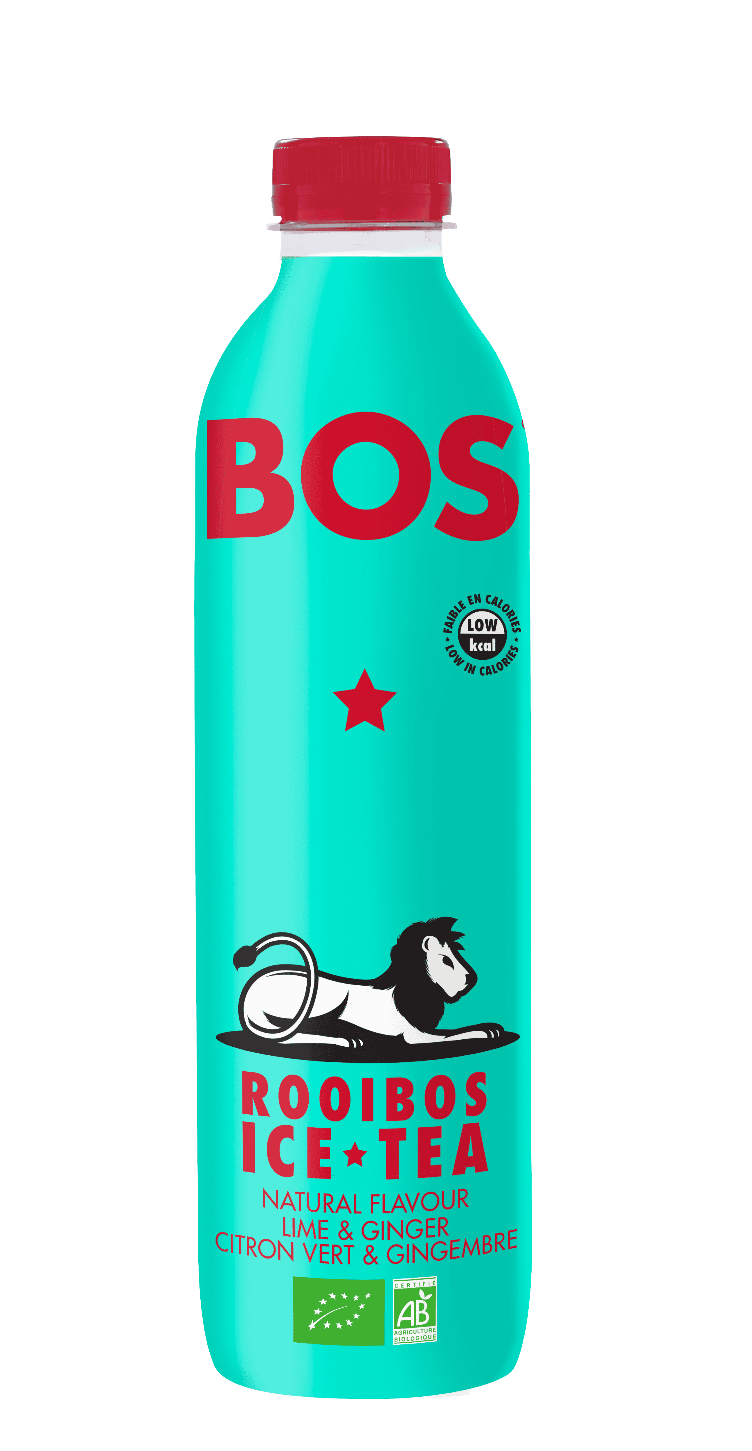 6 x BOS Ice Tea Lime&Ginger - 1000ml