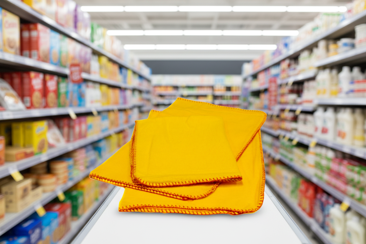 Cloth Yellow Duster 40X50 Cm