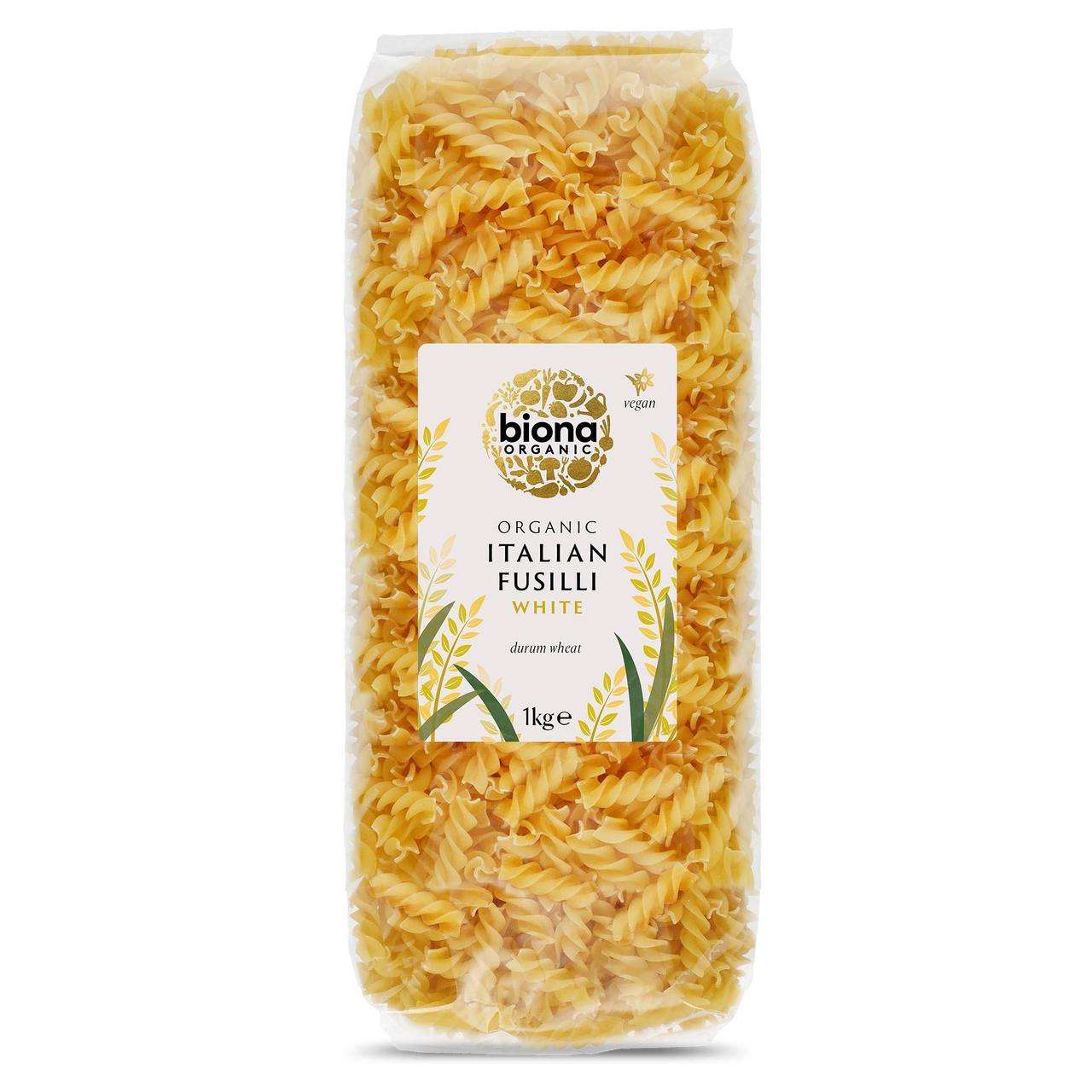Biona White Fusilli Organic - 1000g