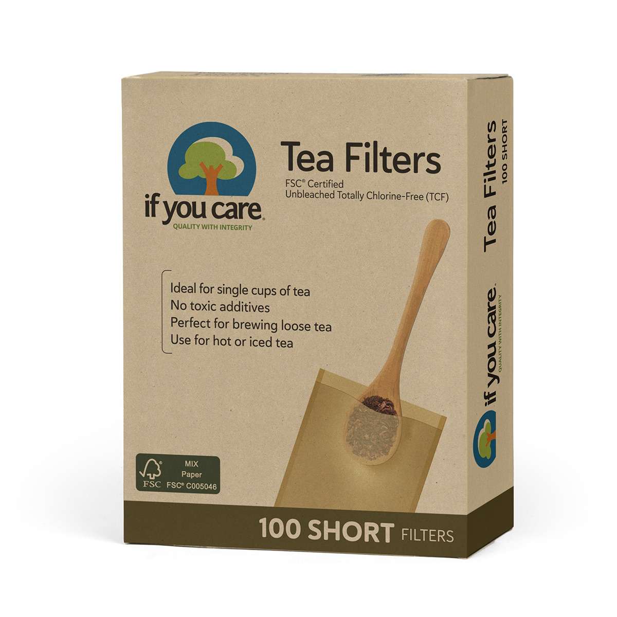If You Care Tea Filter Short - 100pc