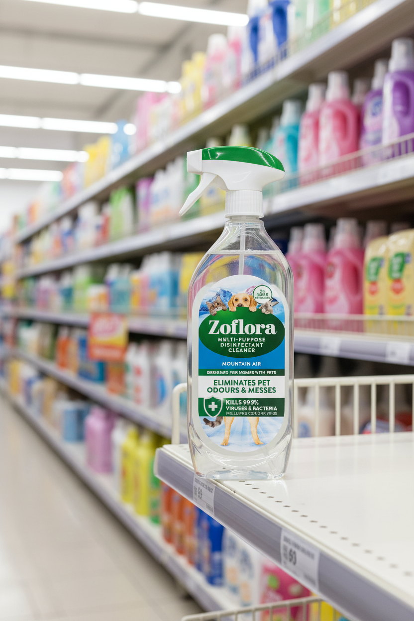 8 x Zoflora Multi Purpose Cleaner Mountain Air - 800ML