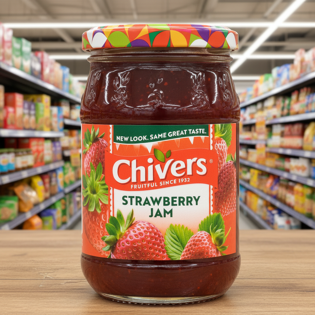 12 X Chivers Strawberry Jam - 340G
