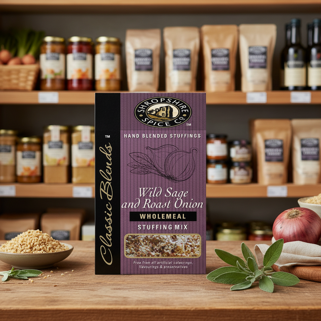 6 x Shropshire Spice Wild Sage & Onion Stuffing - 150g