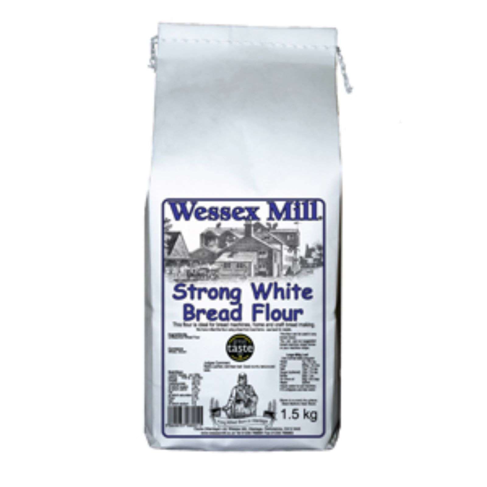 5 x Wessex Mill Strong White Bread Flour - 1.5kg