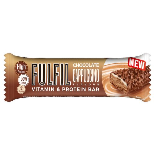 15 x Fulfil Chocolate Cappuccino Flavour Vitamin & Protein Bar 55G