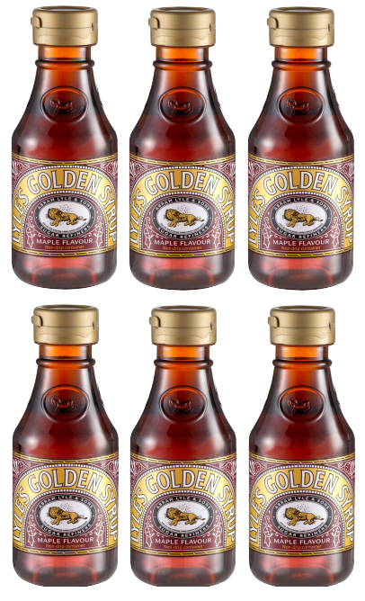 6 x Lyles Maple Syrup Pouring Bottle 454G