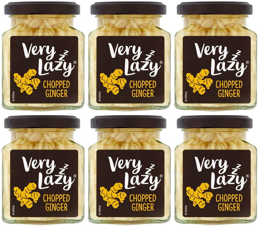 6 x Very Lazy Ginger Chopped - 190G