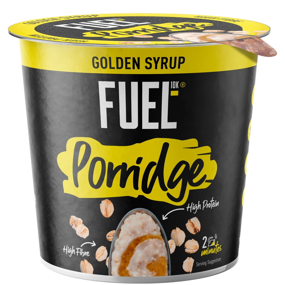 8 x Fuel10k Porridge Pot Golden Syrup  - 70G