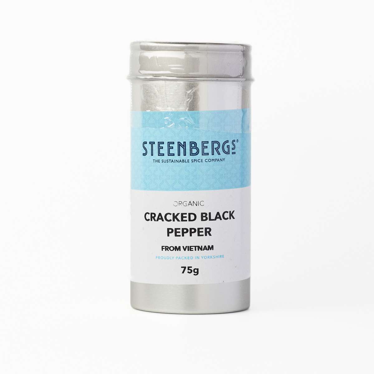 Steenbergs Organic Cracked Black Pepper - 75g